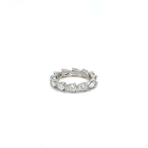 [B0.20PSETEW] Eternity Band With (12) Pear Shaped Diamonds Weighing 2.22cttw In Platinum