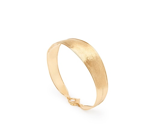 [SB116 Y 02] 18Kt Yellow Gold Lunaria Bangle Bracelet