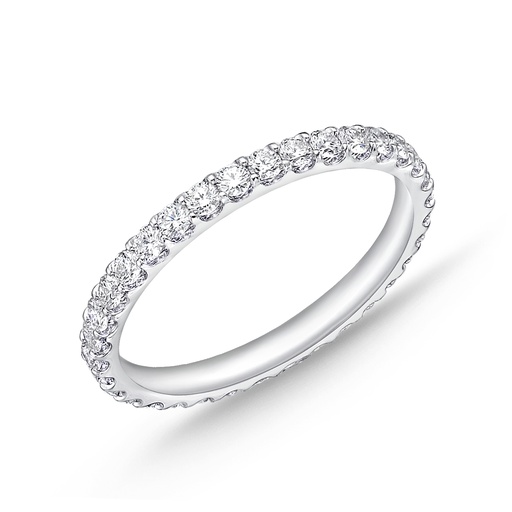 [EROD227] Platinum Odessa Eternity Band With (32) Round Diamonds Weighing 0.70cttw