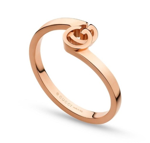 [YBC457122001] 18Kt Rose GG Running Ring Sz6