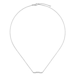 [YBB66213200100U] Diamond Link To Love Necklace 0.14cttw
