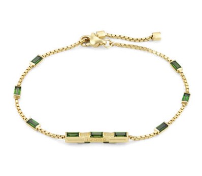 [YBA702395002016] Tourmaline Link To Love Bracelet 0.99cttw